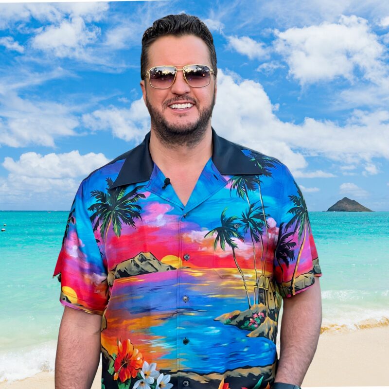 Get the Luke Bryan Sunset Hawaiian Shirt, Now Available - Cheeks Apparel