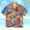 Moo Deng Cute Baby Hippo Hawaiian Shirt 1