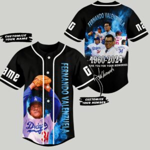 Dodgers Fernando Valenzuela Memorial Jersey