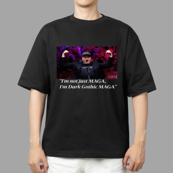 Elon Musk I'm Not Maga I'm Dark Gothic Maga Shirt