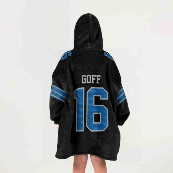 Jared Goff Detroit Football Hoodie Blanket