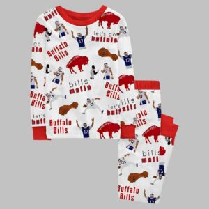 Kid's Bills Football Wing Chicken Pajama Set