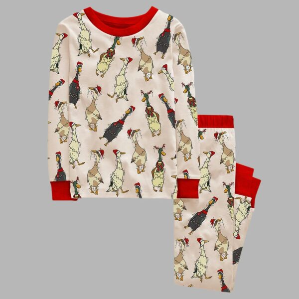 Kid's Christmas Duck Pajama Set