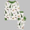 Kid's Christmas Snowman Grnch Pajama Set