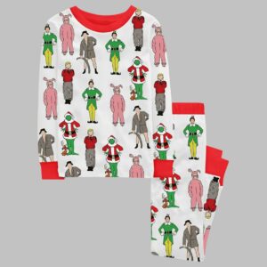 Kid's Friends Christmas Movie Pajama Set