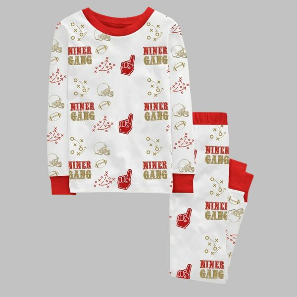 Kid's Niner Gang Football Pajama Set