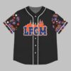 NY Mets LFGM Grimace Mascot Baseball Jersey