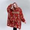 San Francisco Football Hoodie Blanket