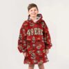 San Francisco Football Hoodie Blanket