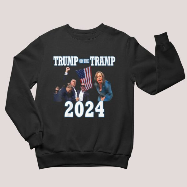 Trump Harris Trump Or The Tramp 2024 Shirt