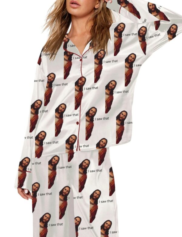 Women's I Saw That Jesus Pajama Set