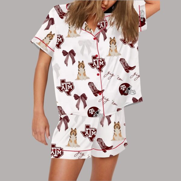 A&M Aggies Football Pajama Set