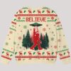 Believe In Bigfoot UFO Ugly Sweater (1)