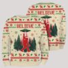 Believe In Bigfoot UFO Ugly Sweater (2)