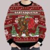 Bigfoot Santasquatch Christmas Ugly Sweater3