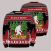 Bigfoot Squatching Through The Snow Christmas Ugly Sweater1