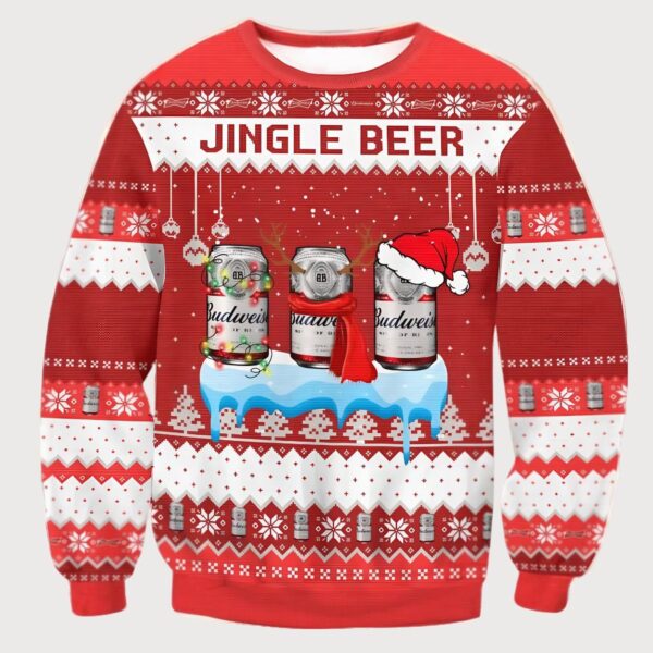 Budweiser Jingle Beer Ugly Sweater