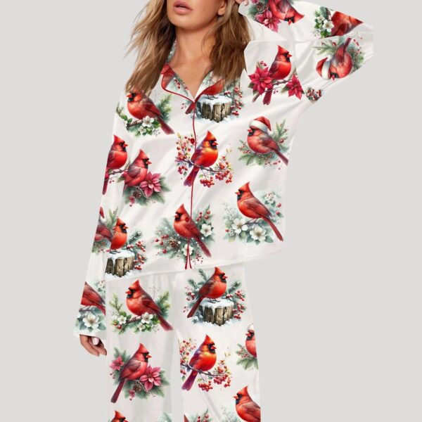 Cardinal Bird Pajama Set