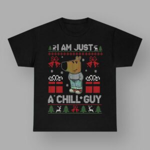 Chill Guy I Am Just A Chill Guy Christmas Sweatshirt