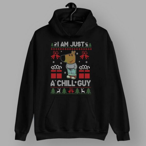 Chill Guy I Am Just A Chill Guy Christmas Sweatshirt