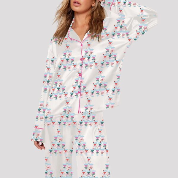 Christmas Cocktail Glass Pajama Set