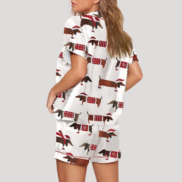 Christmas Dachshund Pajama Set2