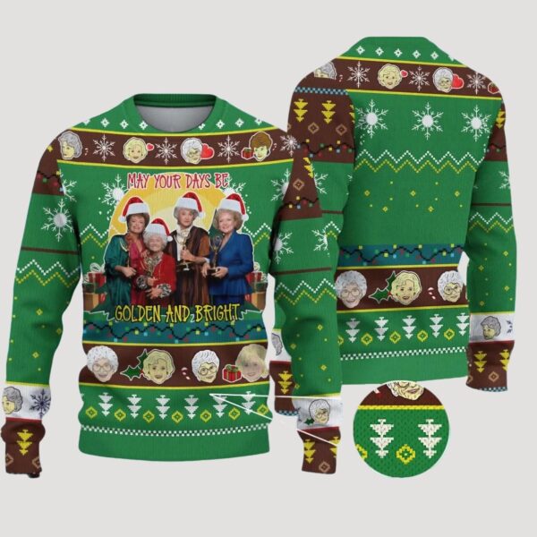 Christmas Golden Girls Ugly Sweater