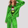 Christmas Grnch Long Sleeve Pajama Set5