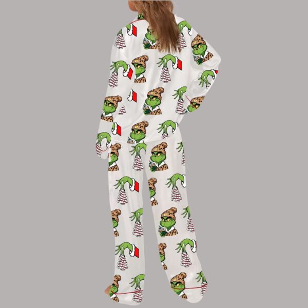 Christmas Grnch Tree Cake Pajama Set2