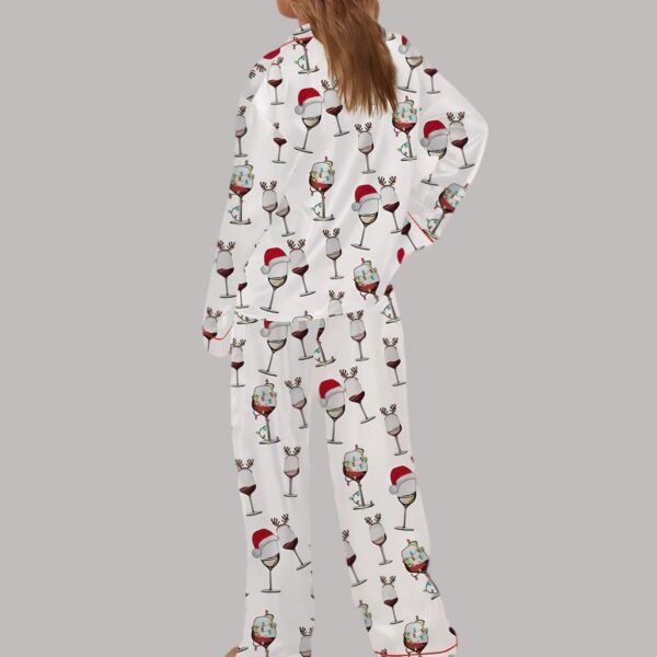 Christmas Red Wine Pajama Set1