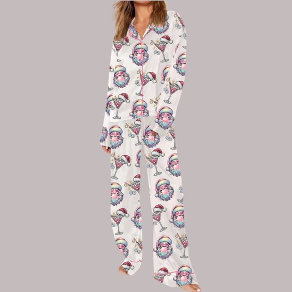 Christmas Santa Cocktail Pajama Set1