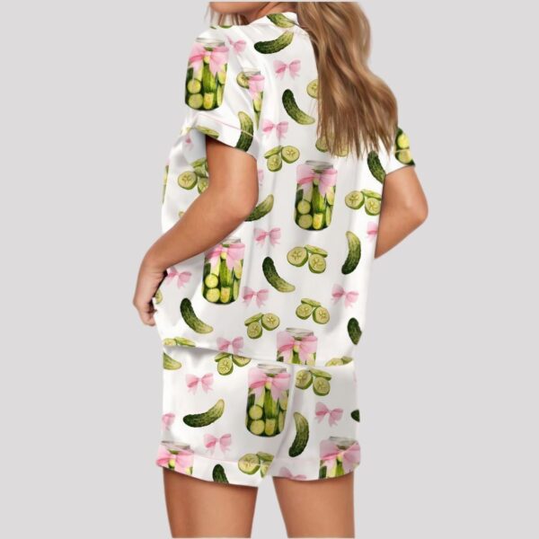 Coquette Pickles Satin Pajama Set4