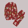 Corgi Dog Christmas Pajamas Set2