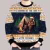 Custom Name Bigfoot Wanna Have Beer With Christmas Ugly Sweater4