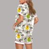 Cute Chick Christmas Art Pajama Set1