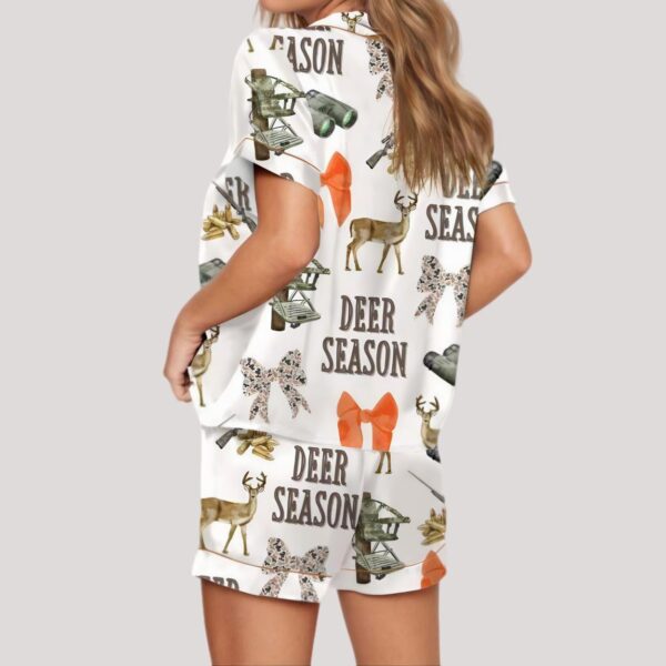 Deer Season Satin Pajama Set4