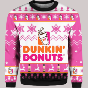 Dunkin Donuts Ugly Christmas Sweater 1