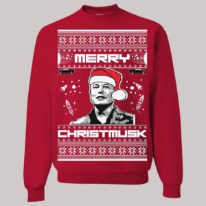 Elon Musk Merry Christmusk Ugly Christmas Sweatshirt1