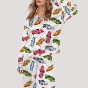 Fast And Furious Cars Satin Pajama Set (1)