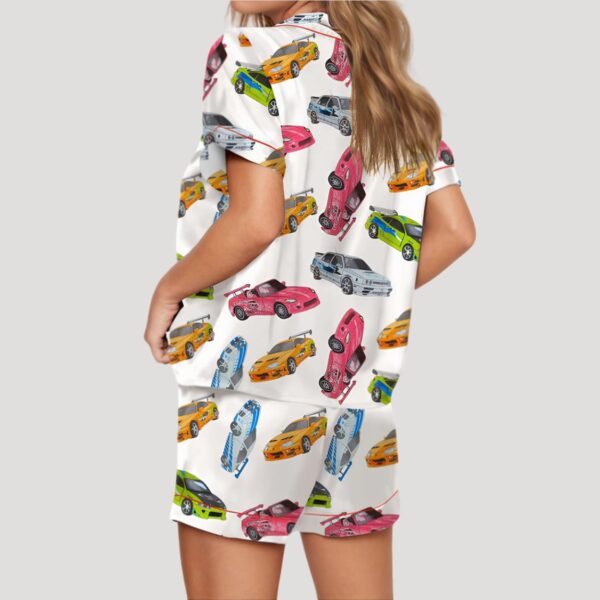 Fast And Furious Cars Satin Pajama Set (5)