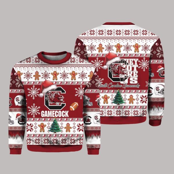 Gamecocks They Not Like Us Ugly Christmas Sweater2