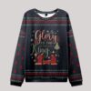 Glory To The Newborn King Ugly Sweater Design Christmas Christian Sweater