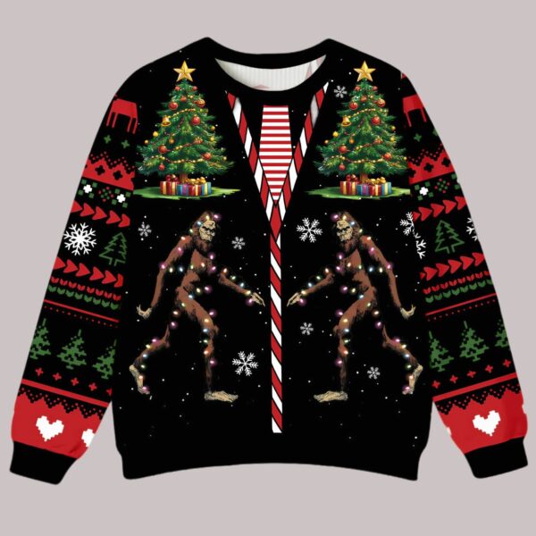 Grumpy Bigfoot Ugly Sweater