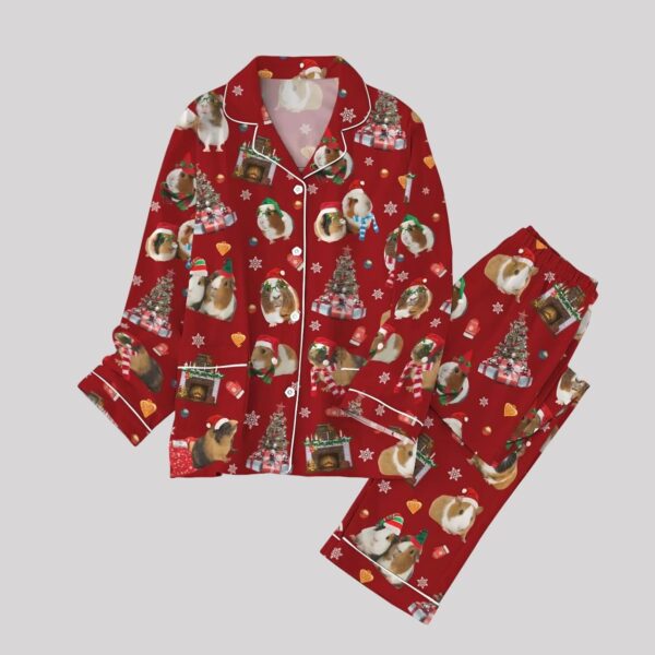 Hamster Santa Pajamas Set