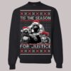 Have Tis The Season For Justice Ugly Christmas Sweatshirt1