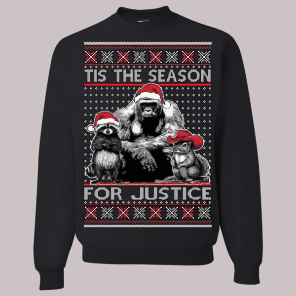 Have Tis The Season For Justice Ugly Christmas Sweatshirt1