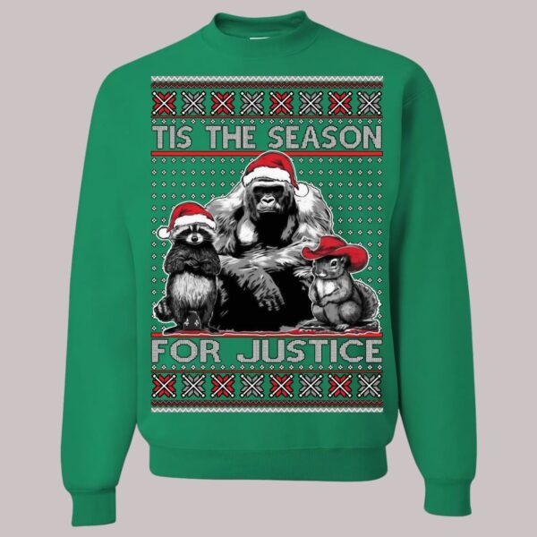 Have Tis The Season For Justice Ugly Christmas Sweatshirt2