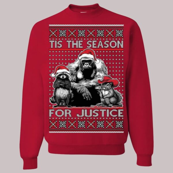 Have Tis The Season For Justice Ugly Christmas Sweatshirt3