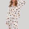 Holiday Espresso Martini Satin Pajama Set