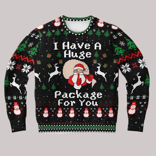 I have a Hug Package for You Christmas Ugly Sweater